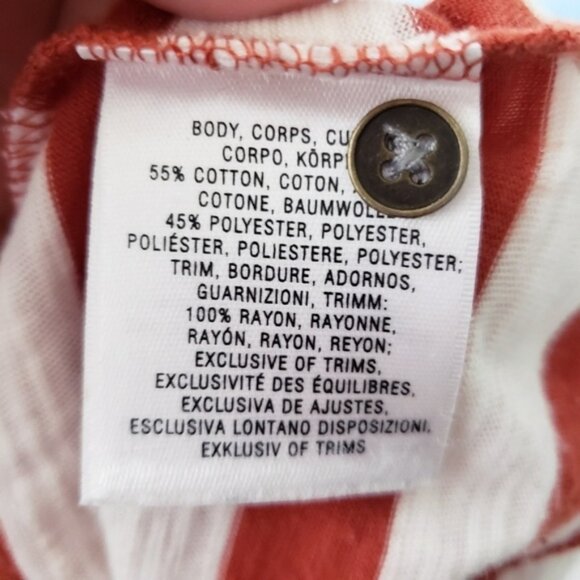 Anthropologie Post Mates Striped Floral Top - Picture 8 of 10